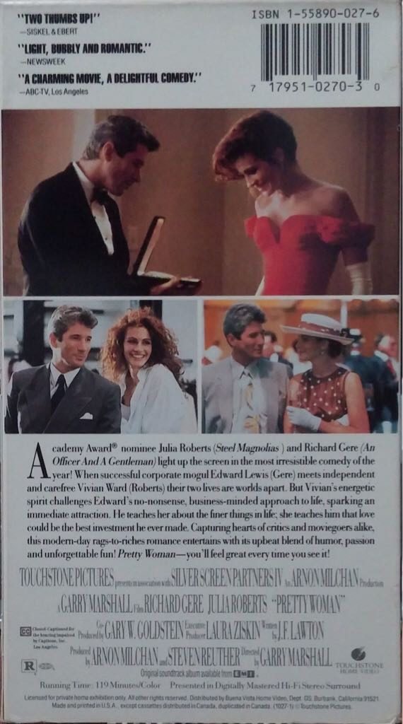 Pretty Woman VHS movie collectible - Main Image 2
