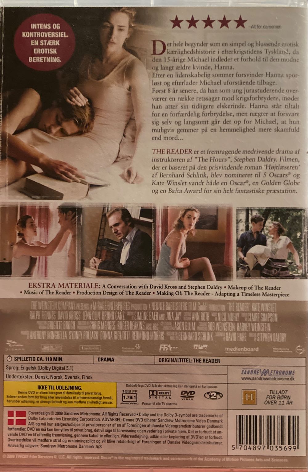 The Reader DVD movie collectible [Barcode 5704897035699] - Main Image 2