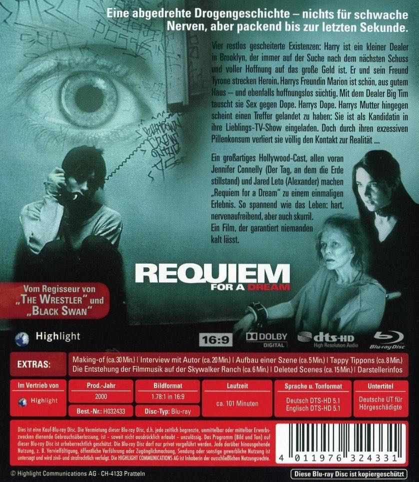 Requiem for a Dream Blu-ray movie collectible [Barcode 8698907500277] - Main Image 2