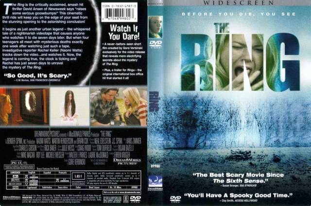 The Ring 1 DVD movie collectible [Barcode 667068835793] - Main Image 2