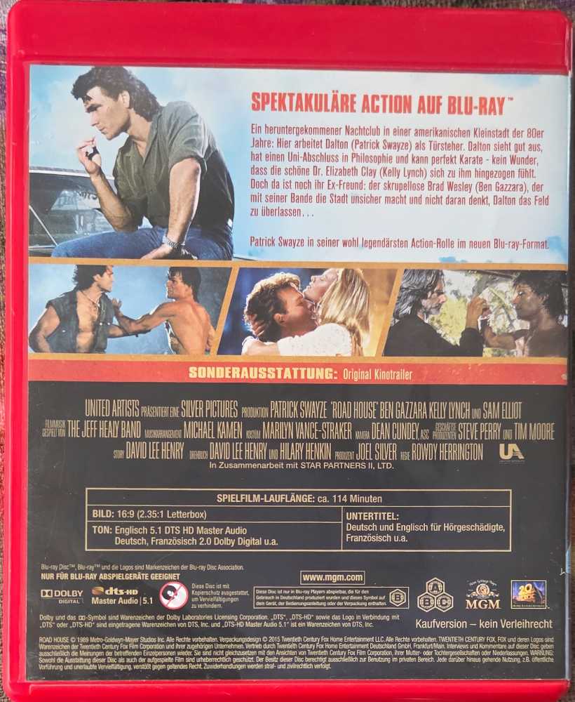 Road House Blu-ray movie collectible [Barcode 4045167014244] - Main Image 2