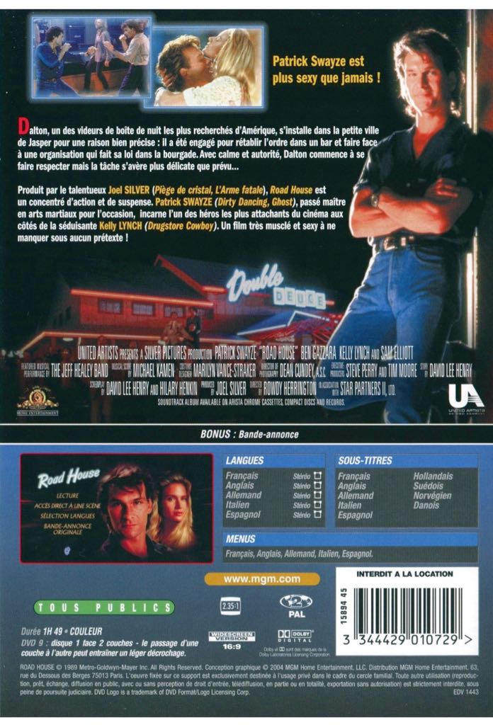 Road House DVD movie collectible [Barcode 8420266992703] - Main Image 2