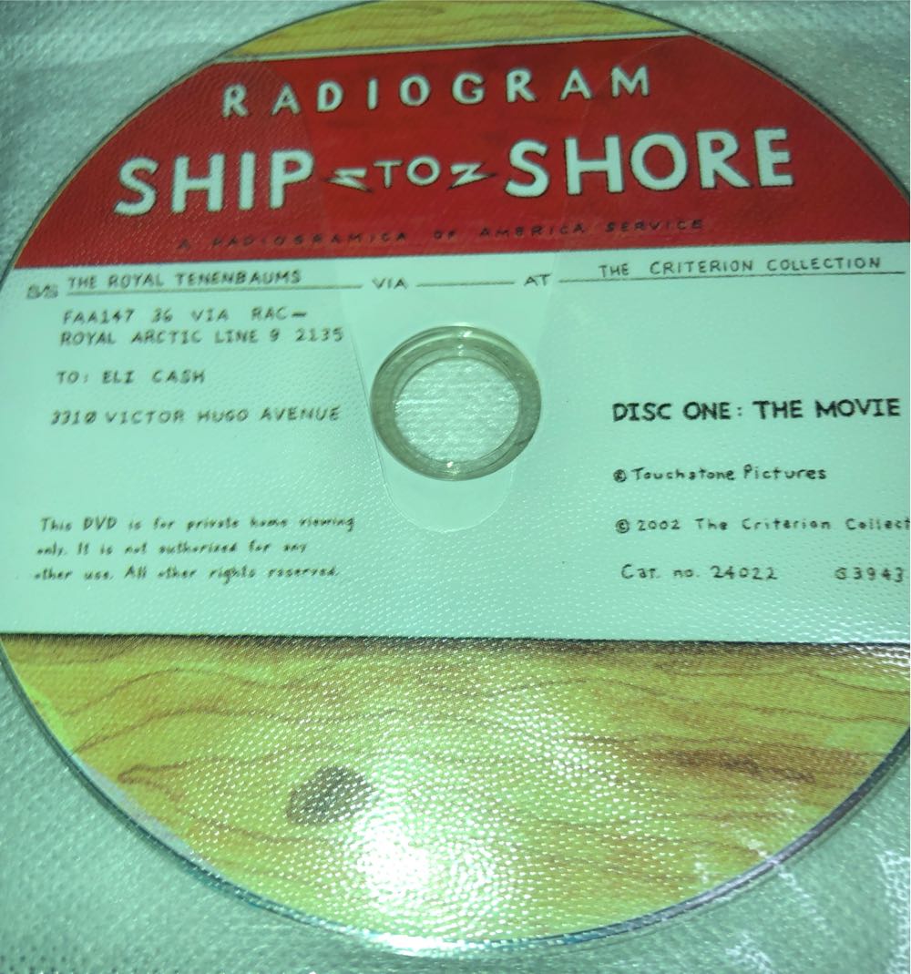 Royal Tenenbaums, The (The Criterion Collection) DVD movie collectible [Barcode 44121978363592] - Main Image 4