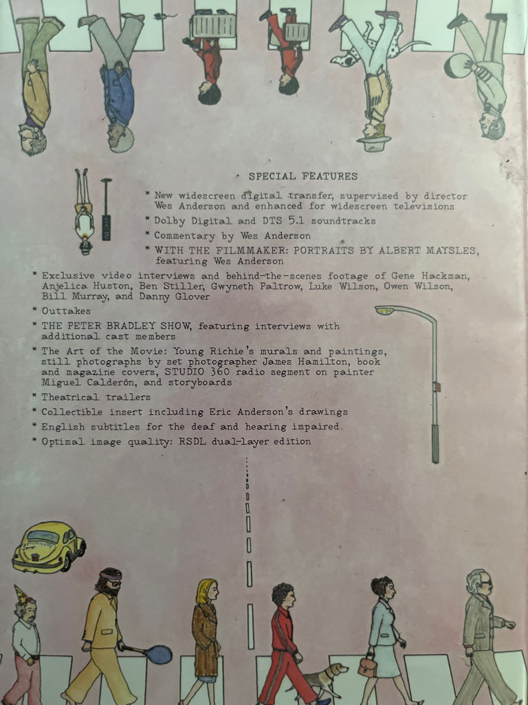 The Royal Tenenbaums CED movie collectible [Barcode 5017188885577] - Main Image 2