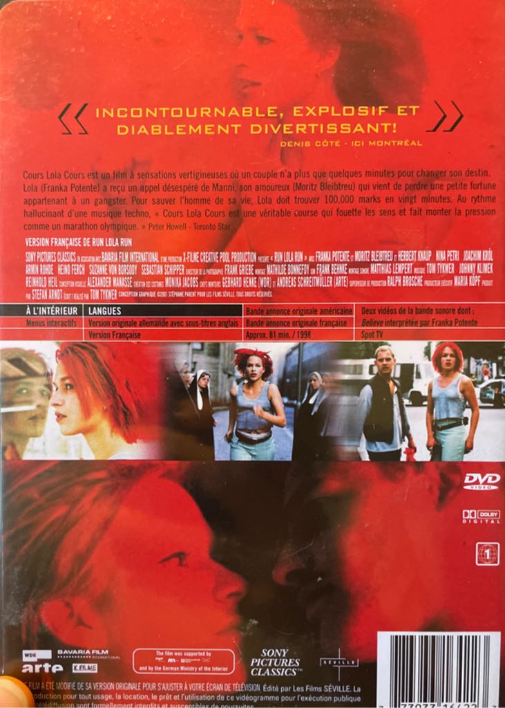 Run Lola Run VHS movie collectible [Barcode 773933164223] - Main Image 2