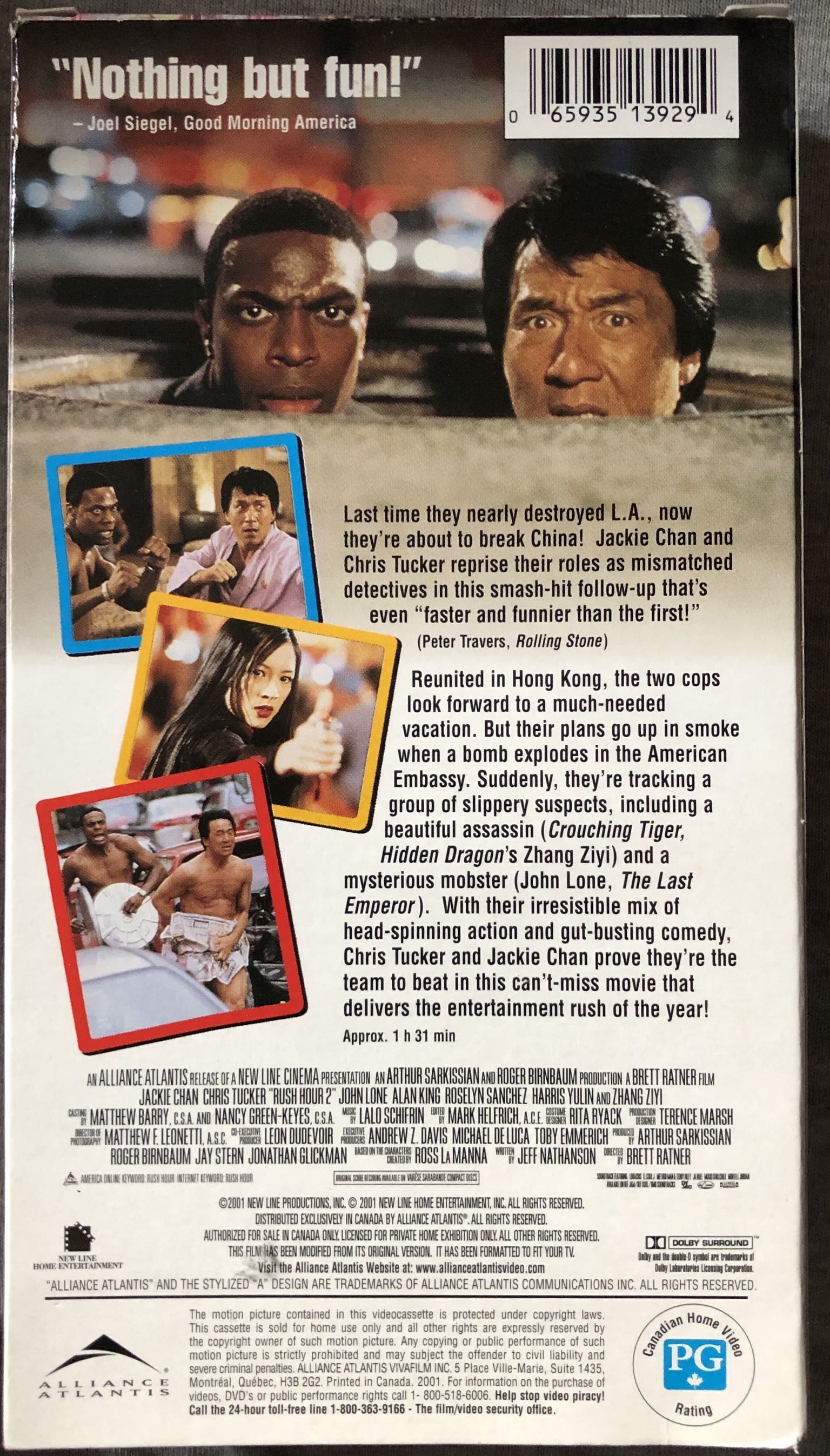 Rush Hour 2 VHS movie collectible [Barcode 065935139294] - Main Image 2
