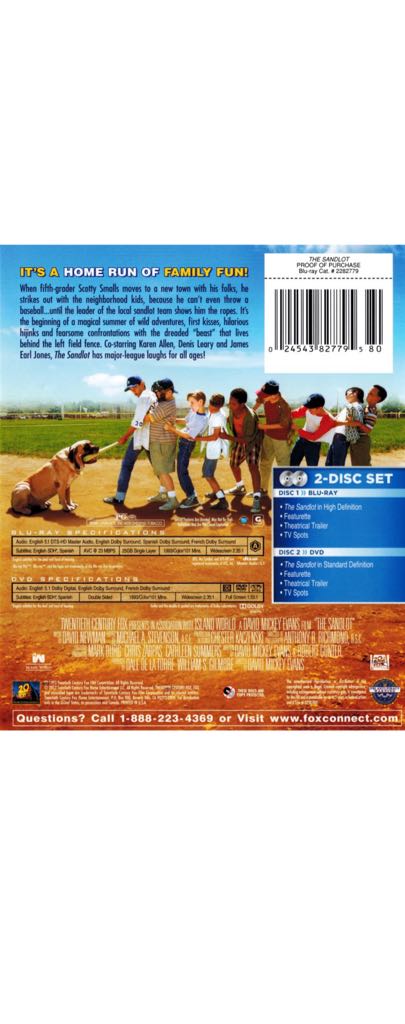 The Sandlot DVD movie collectible - Main Image 2