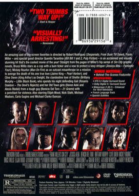 Sin City Blu-ray movie collectible [Barcode 031398134688] - Main Image 2