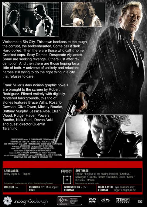 Sin City DVD movie collectible [Barcode 3700301010025] - Main Image 2