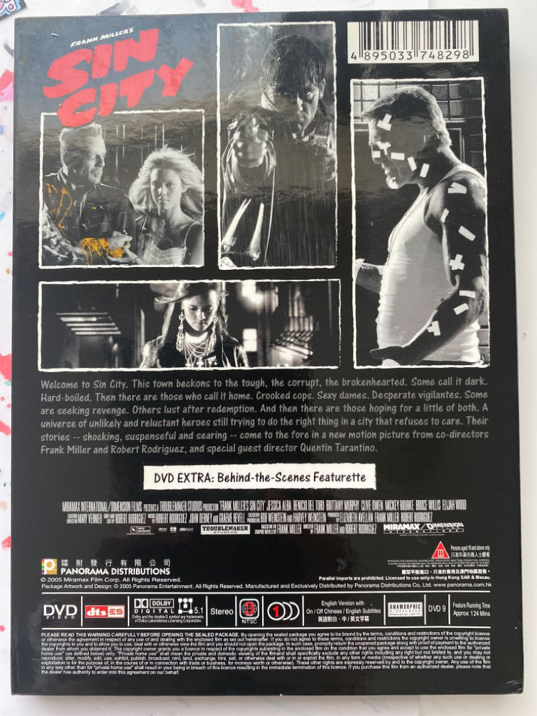 Sin City DVD movie collectible [Barcode 4895033748298] - Main Image 2