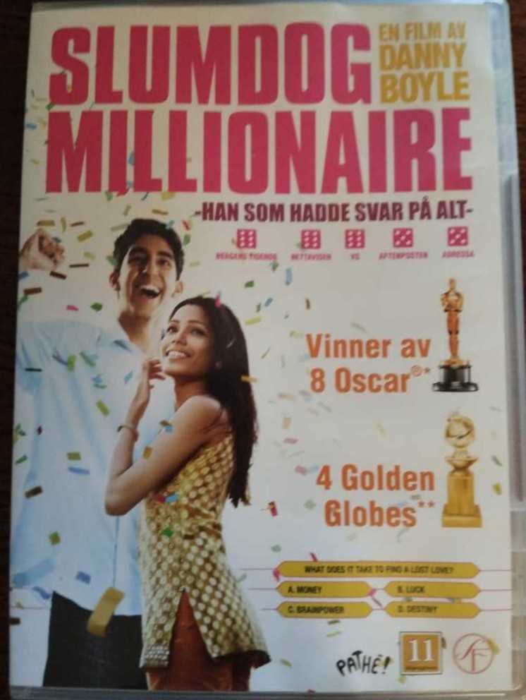 Slumdog Millionaire DVD movie collectible [Barcode 7036988027138] - Main Image 2