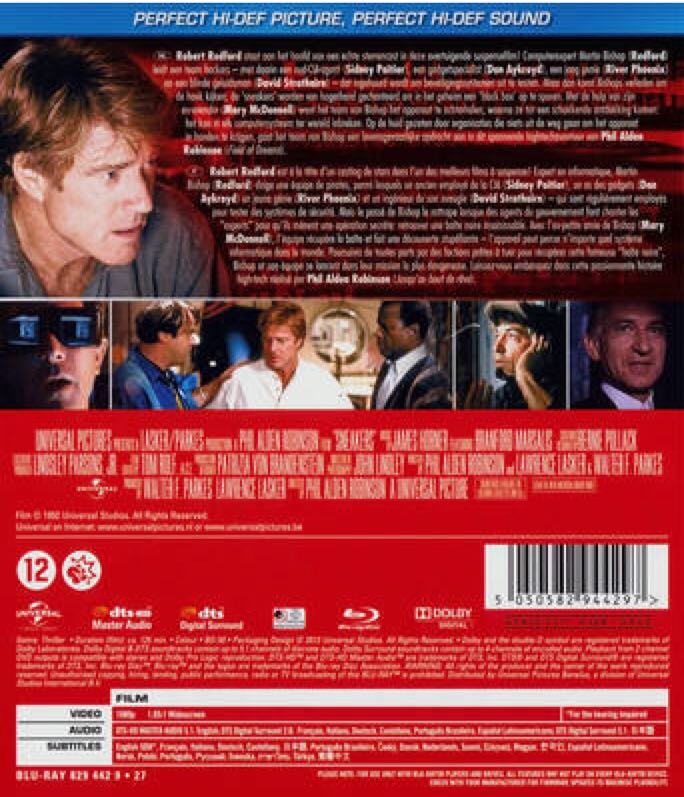 Sneakers Blu-ray movie collectible [Barcode 025192241352] - Main Image 2