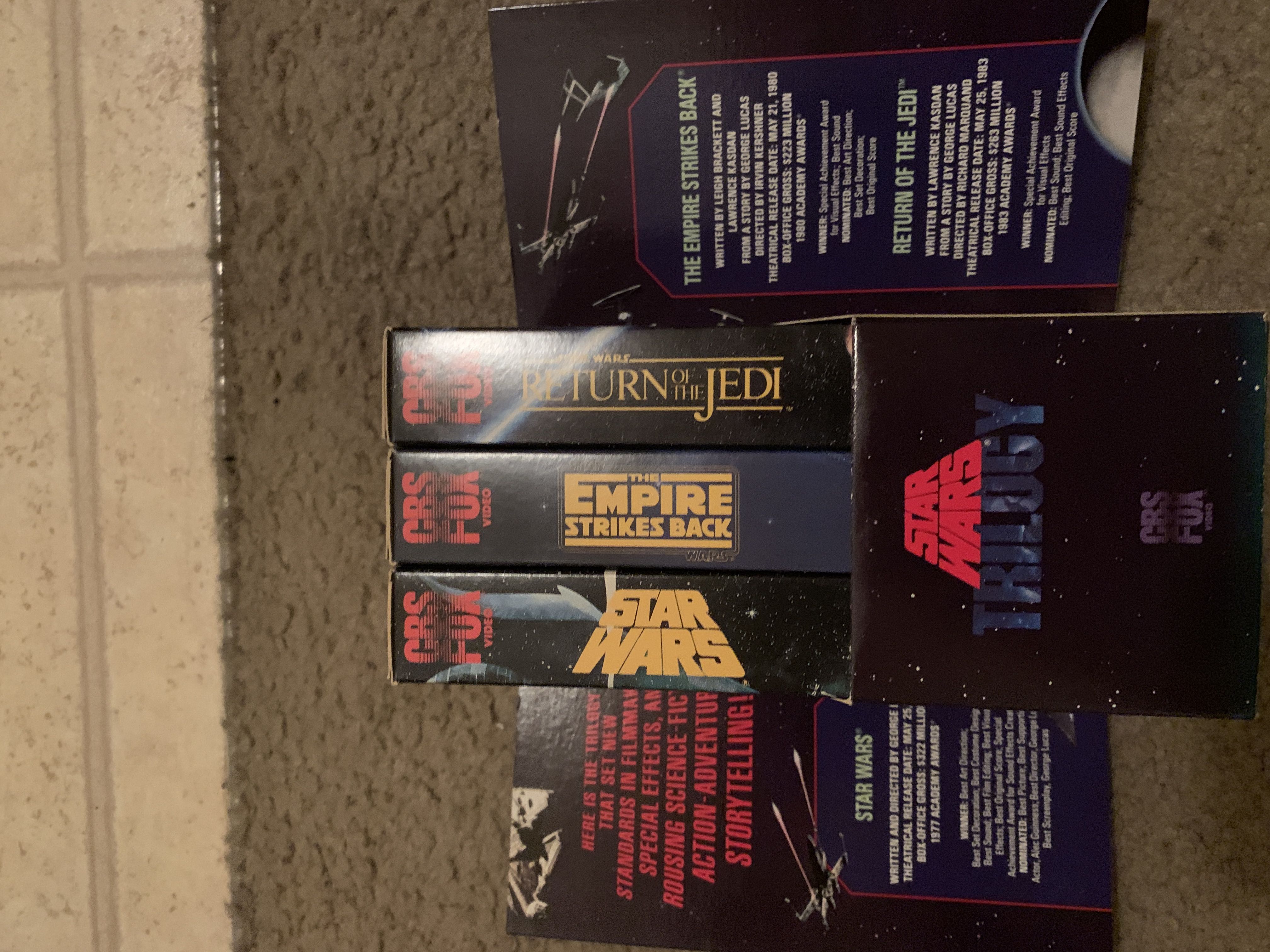 Star Wars Trilogy VHS movie collectible [Barcode 086162065637] - Main Image 3