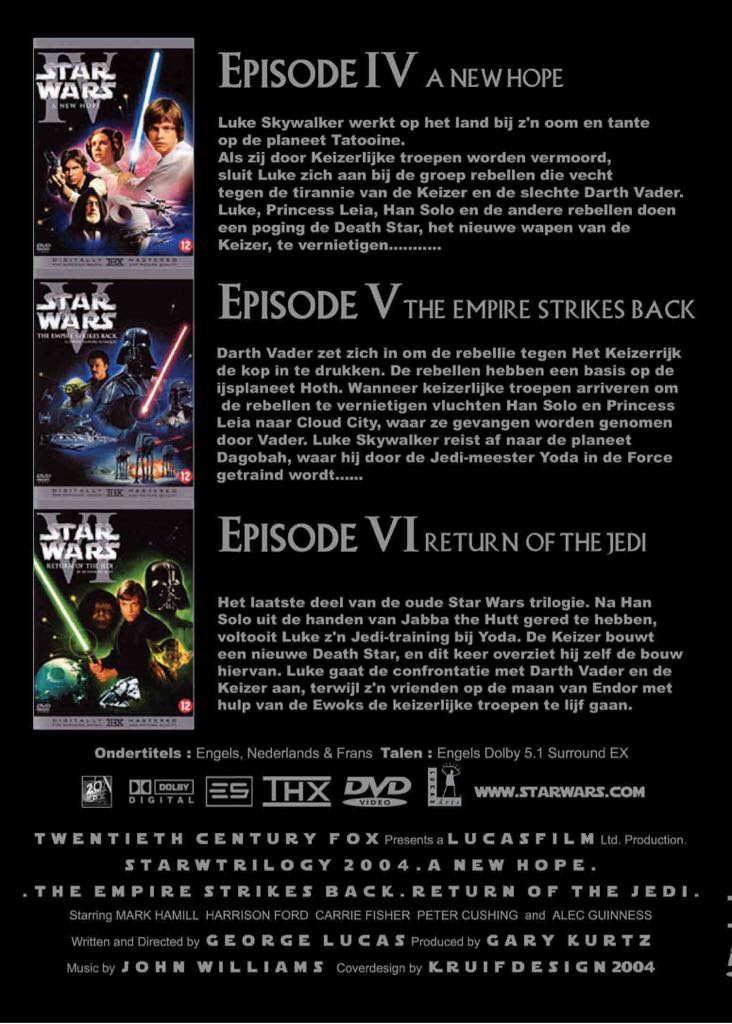 Star Wars Trilogy Bonus Material DVD movie collectible [Barcode 5903570132247] - Main Image 2