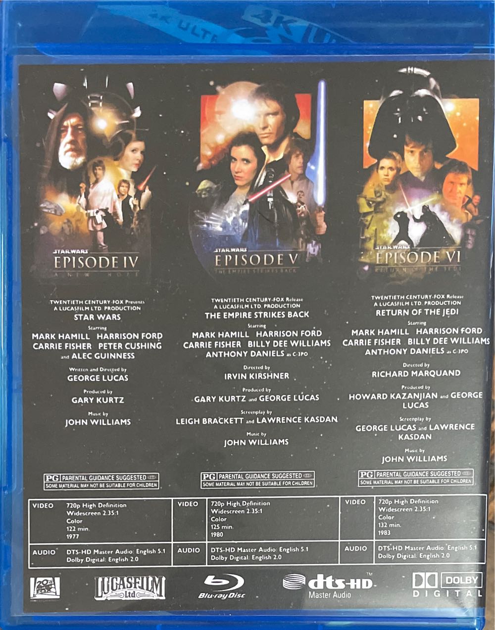 Harrison Ford Star Wars Trilogy DVD movie collectible [Barcode 8010312059995] - Main Image 2