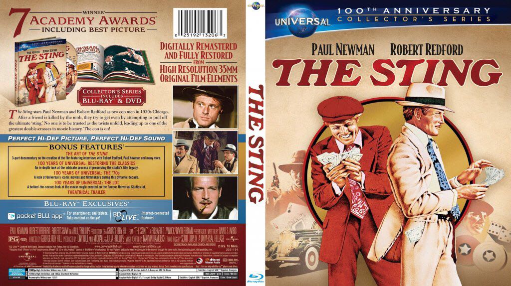 The Sting Blu-ray movie collectible [Barcode 025192132063] - Main Image 2