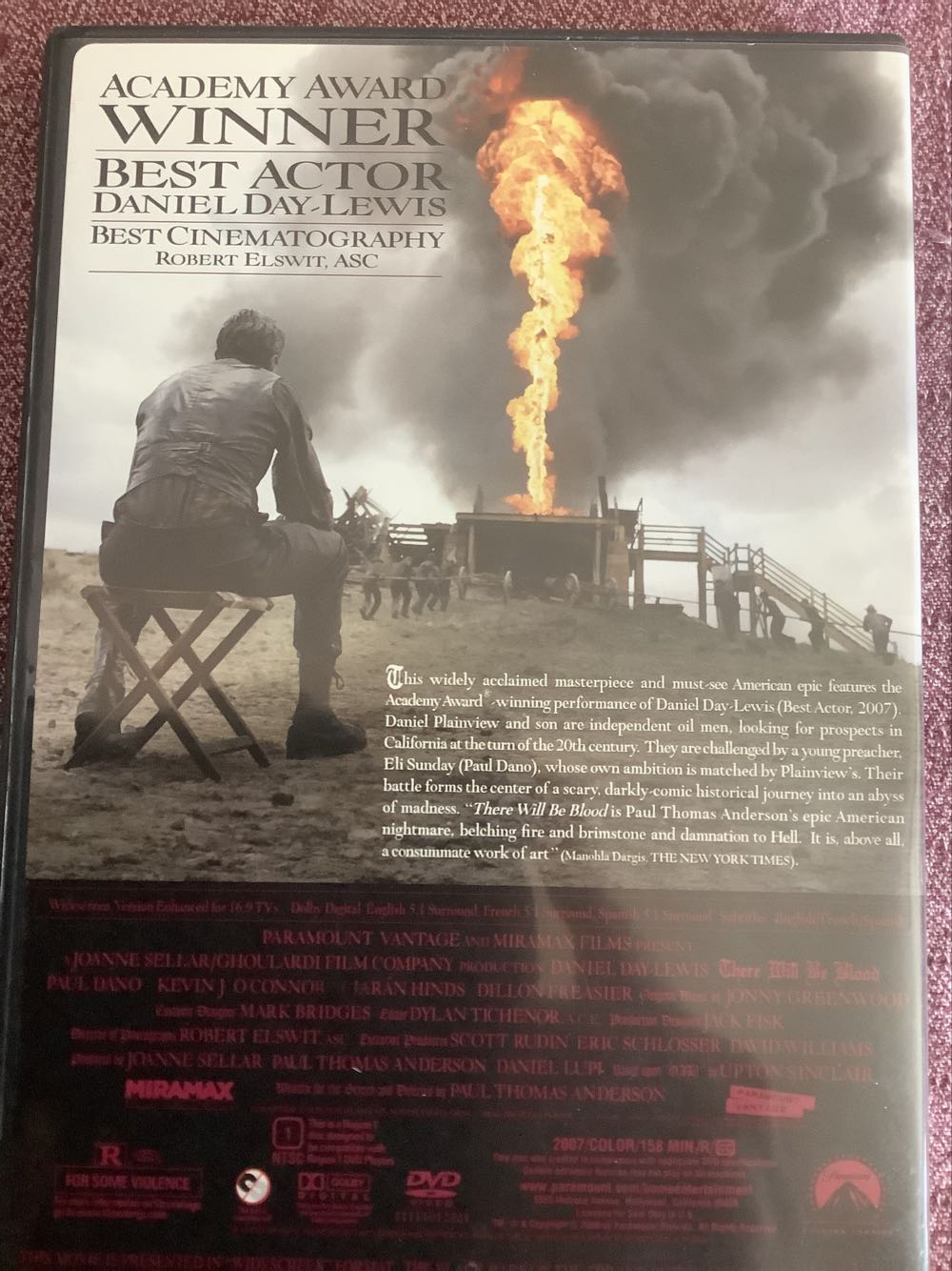 There Will Be Blood DVD movie collectible [Barcode 0021558077] - Main Image 2