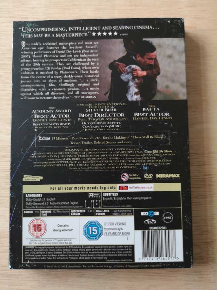 There Will Be Blood (2 Disc Collector’s) DVD movie collectible [Barcode 8717418164577] - Main Image 2
