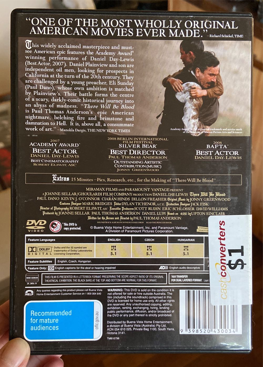 There Will Be Blood DVD movie collectible [Barcode 9398520430034] - Main Image 3