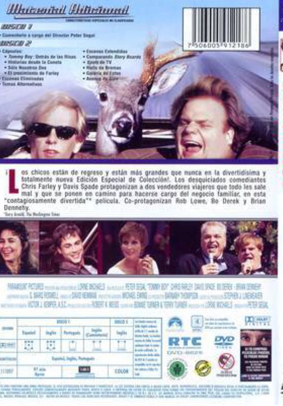 Tommy Boy DVD movie collectible [Barcode 883929305094] - Main Image 2