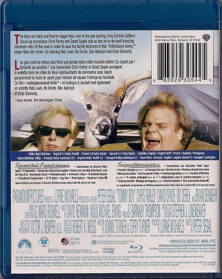 Tommy Boy - Holy Schnike Edition (Fandango) Fandango at Home movie collectible [Barcode 883929305445] - Main Image 2