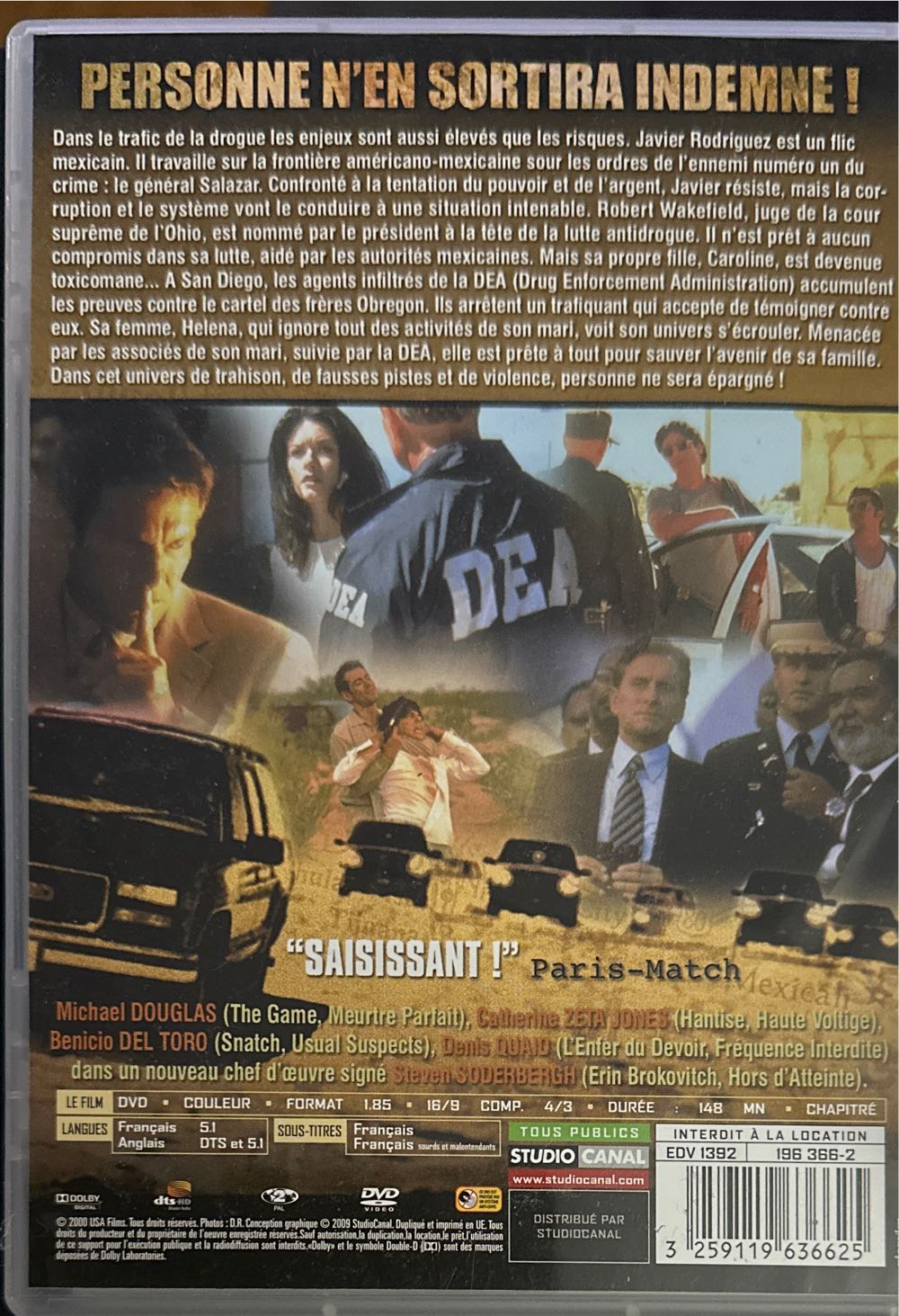 Traffic DVD movie collectible [Barcode 3259119636625] - Main Image 2