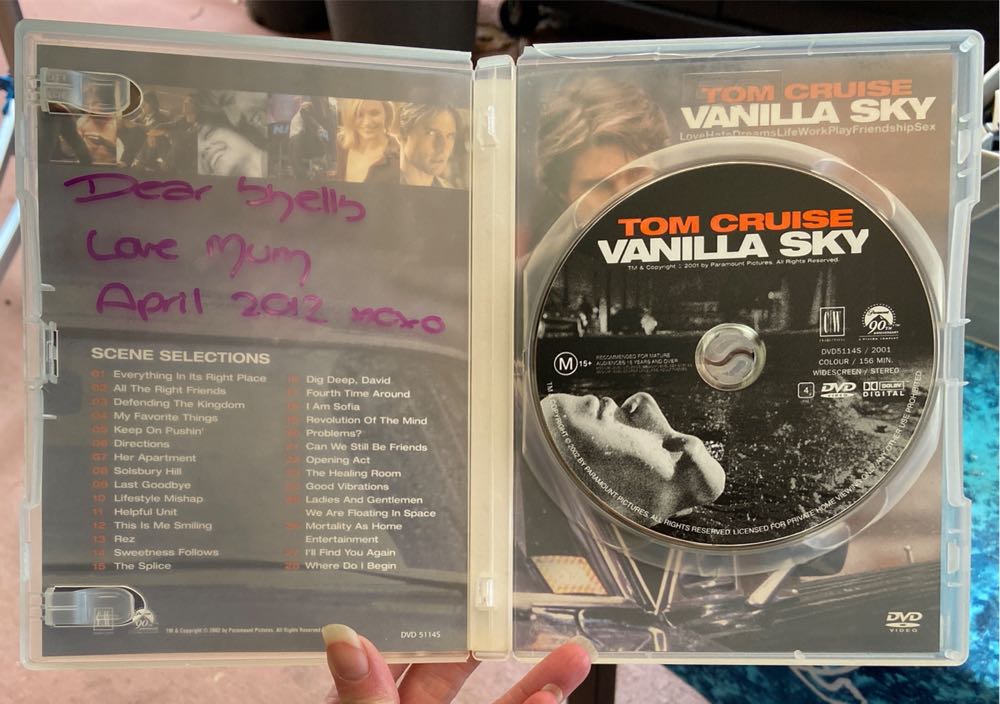 Vanilla Sky DVD movie collectible [Barcode 9324915051140] - Main Image 4