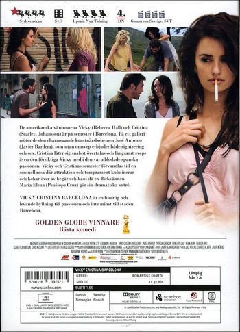 Vicky Cristina Barcelona/BIN 17 DVD movie collectible [Barcode 065935821953] - Main Image 2