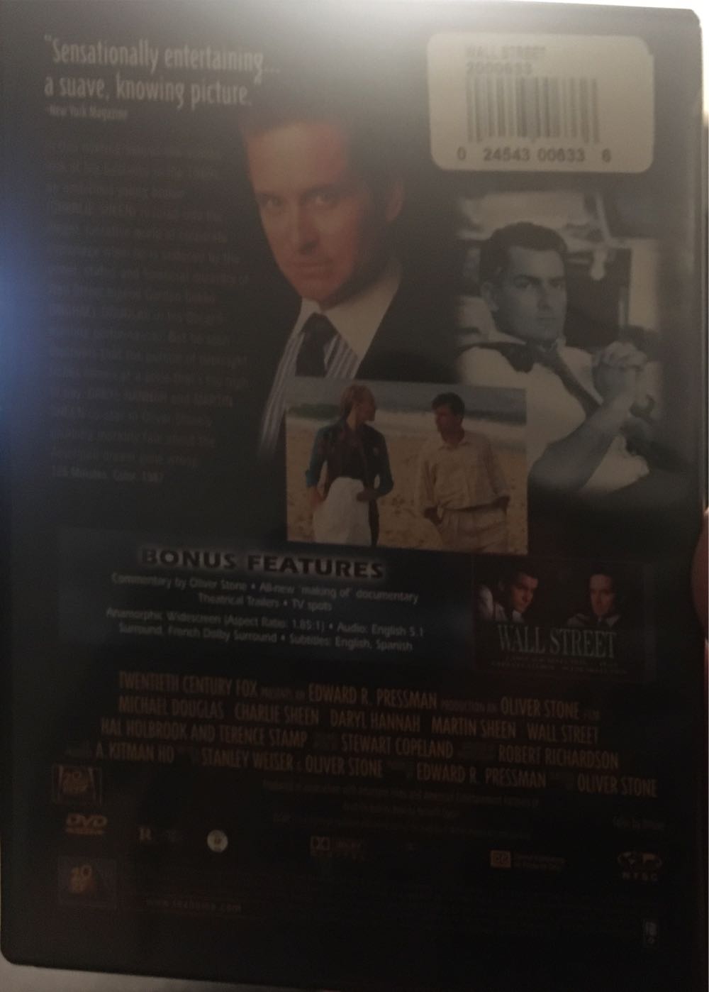 Wall Street DVD movie collectible [Barcode 024543006336] - Main Image 2