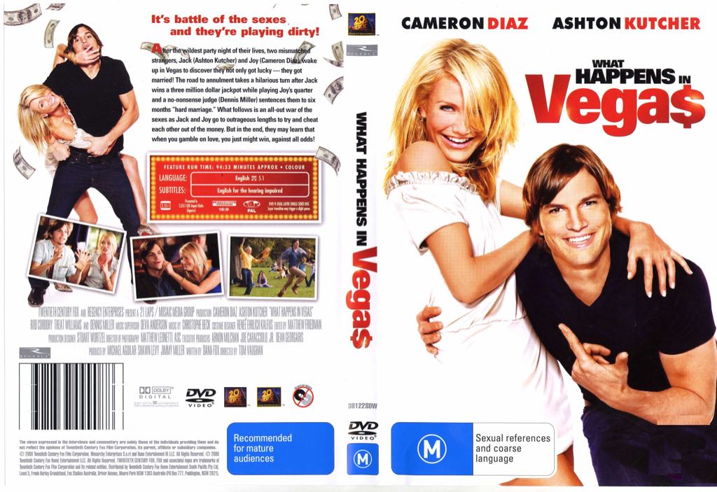 What Happens In Vegas DVD movie collectible [Barcode 024543528784] - Main Image 2