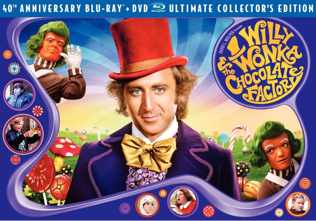 Willy Wonka & the Chocolate Factory DVD movie collectible [Barcode 085392229123] - Main Image 2