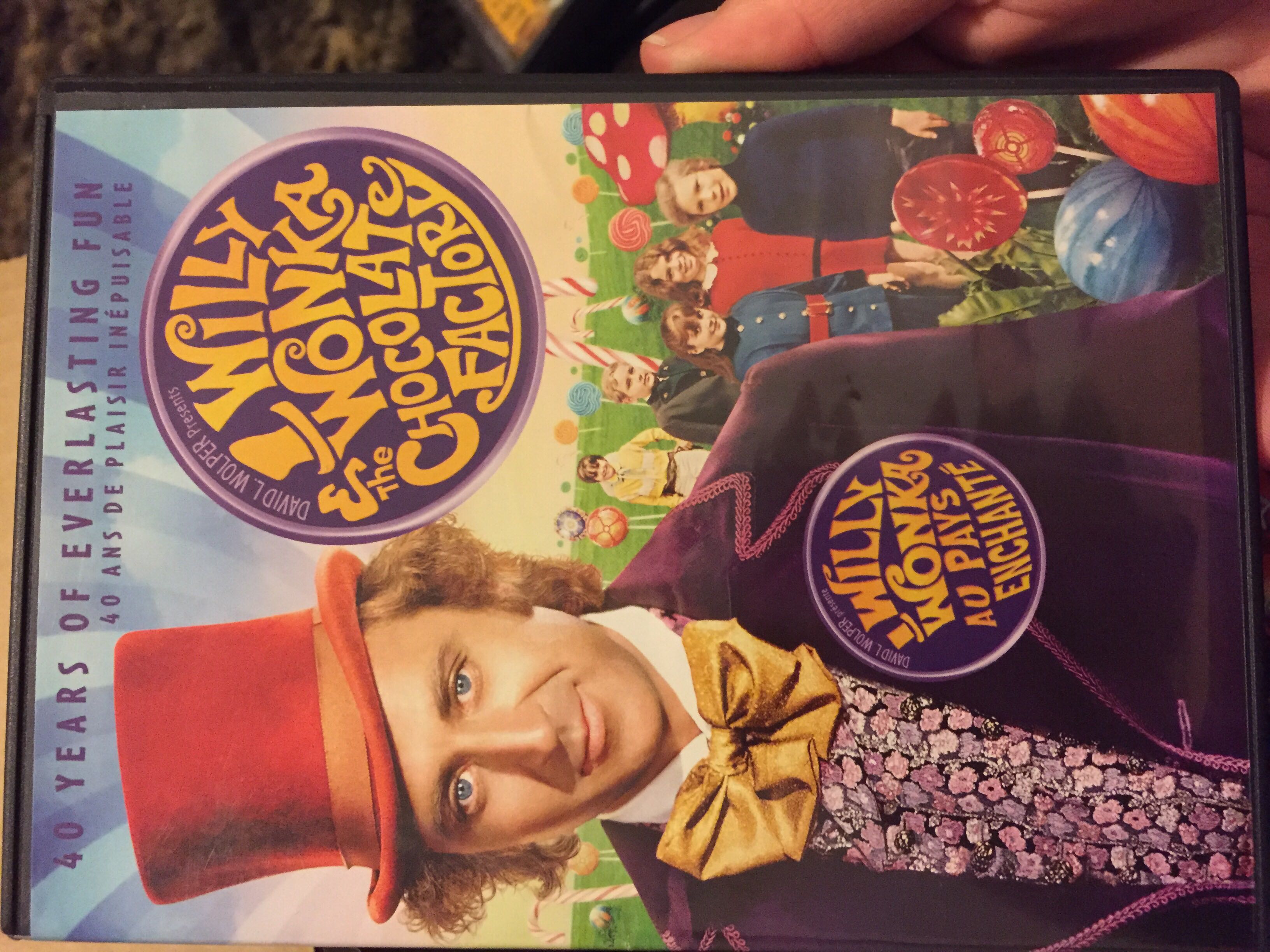 Willy Wonka & the Chocolate Factory DVD movie collectible [Barcode 883929215126] - Main Image 2