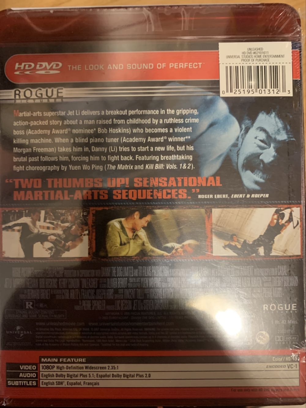 Unleashed (HD-DVD & DVD) DVD movie collectible [Barcode 025195013123] - Main Image 2