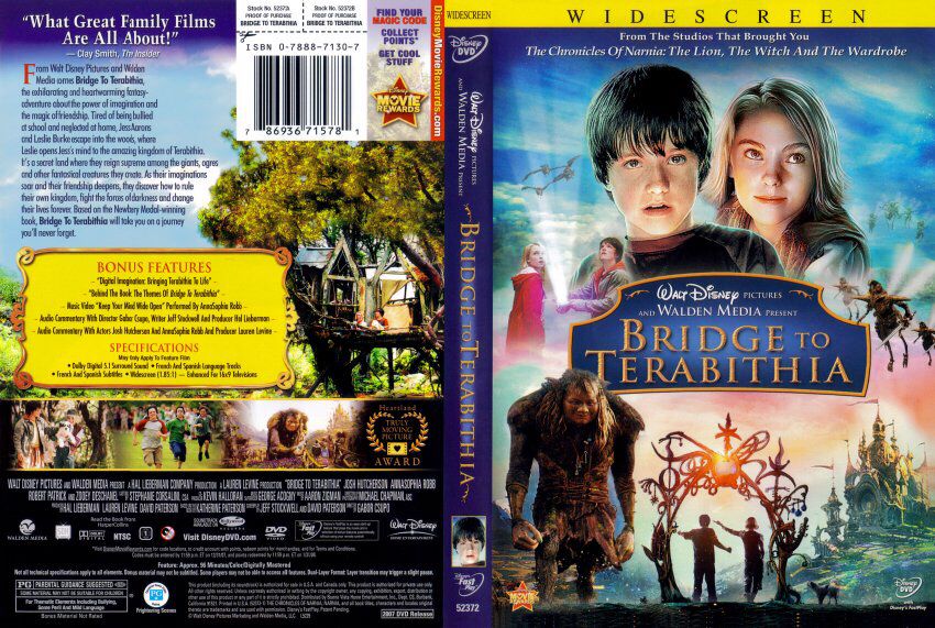 Bridge to Terabithia DVD movie collectible [Barcode 786936715781] - Main Image 2