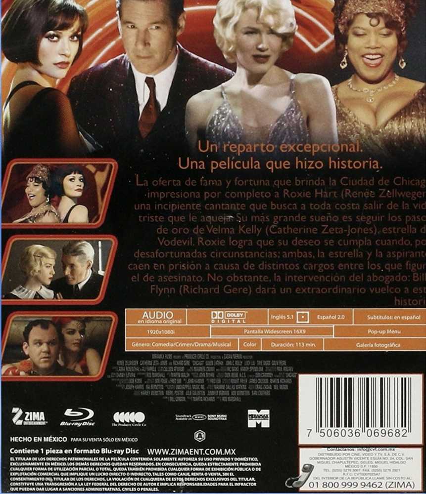 Chicago Blu-ray movie collectible [Barcode 7506036069682] - Main Image 2