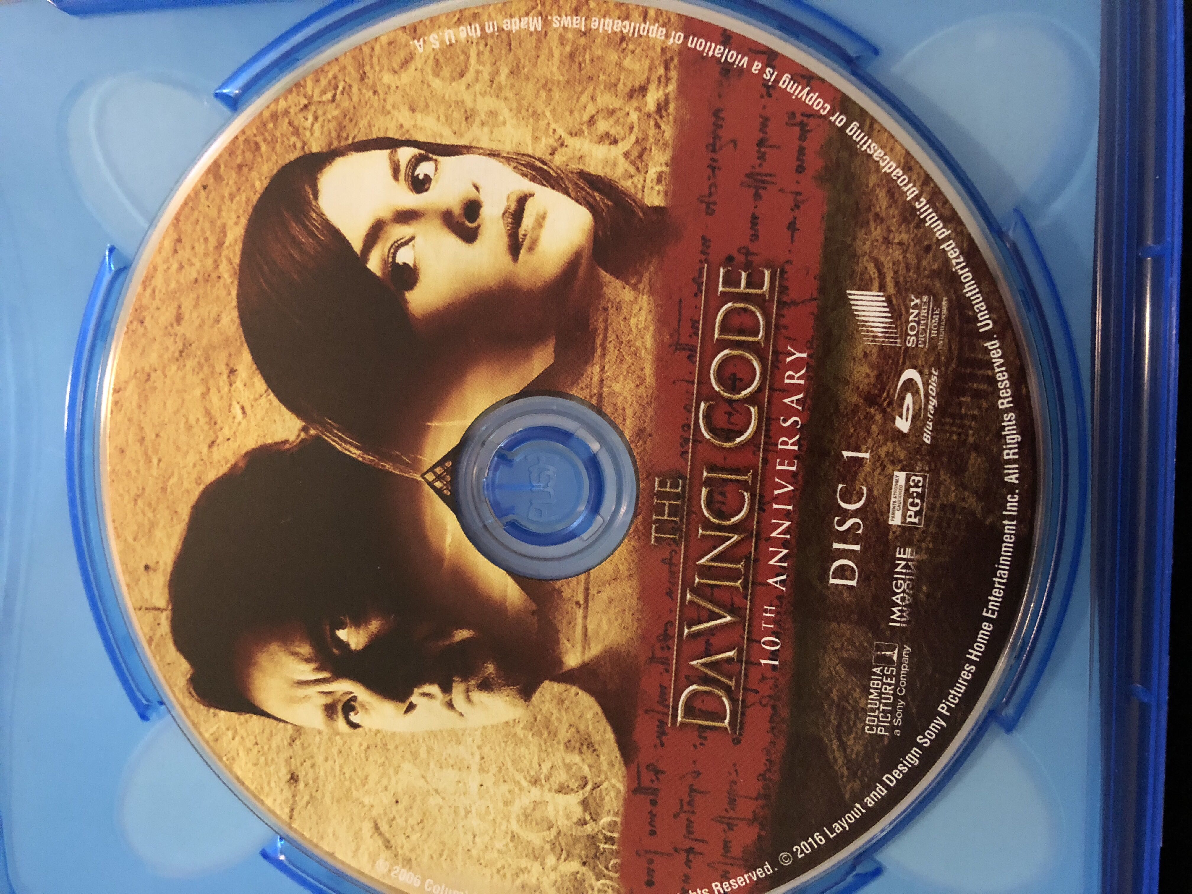 The Da Vinci Code Blu-ray movie collectible [Barcode 043396476714] - Main Image 3