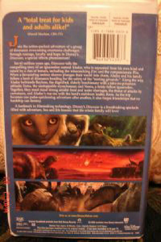 Dinosaur VHS movie collectible [Barcode 786936143973] - Main Image 2