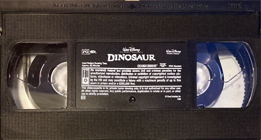 Dinosaur VHS movie collectible [Barcode 786936143973] - Main Image 3