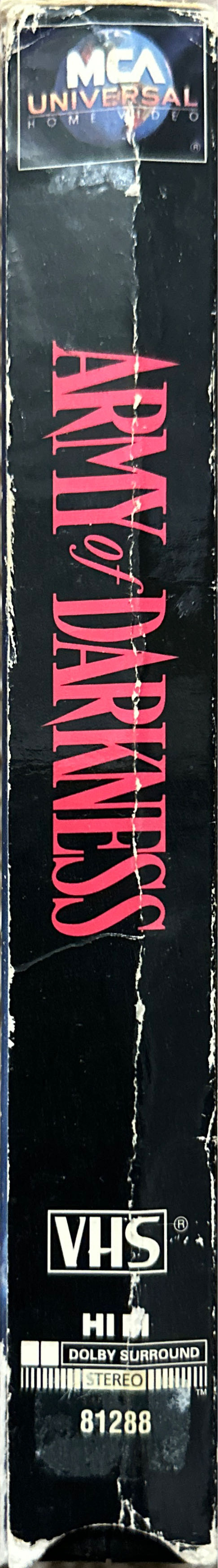 Army of Darkness VHS movie collectible [Barcode 096898128834] - Main Image 3