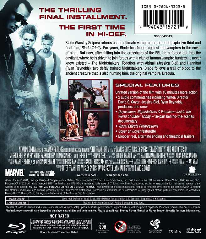 Blade 3 Trinity DVD movie collectible [Barcode 9404378192] - Main Image 4