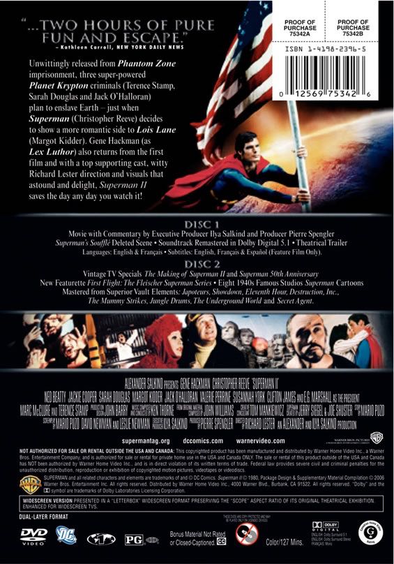 Superman1 Blu-ray movie collectible [Barcode 6416548805115] - Main Image 2