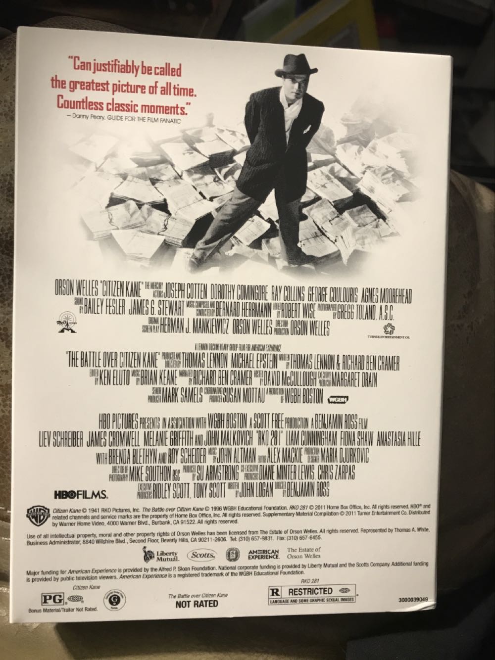 Citizen Kane: 70th Anniversary Blu-ray movie collectible [Barcode 883929184804] - Main Image 4