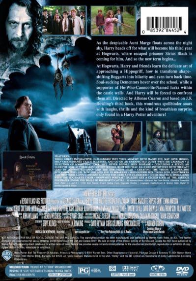 Harry Potter 3 - and the Prisoner of Azkaban DVD movie collectible [Barcode 7321944588175] - Main Image 2