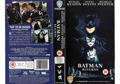 Batman: Returns VHS movie collectible [Barcode 085391500032] - Main Image 2