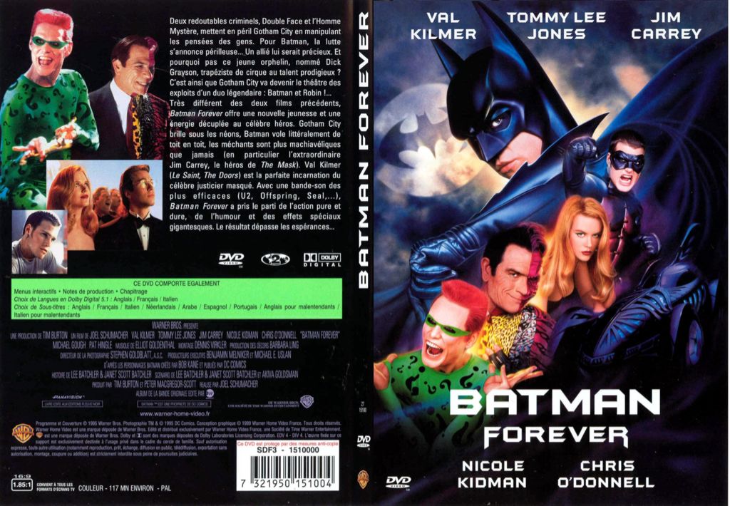Batman Forever DVD movie collectible [Barcode 183368310483] - Main Image 2