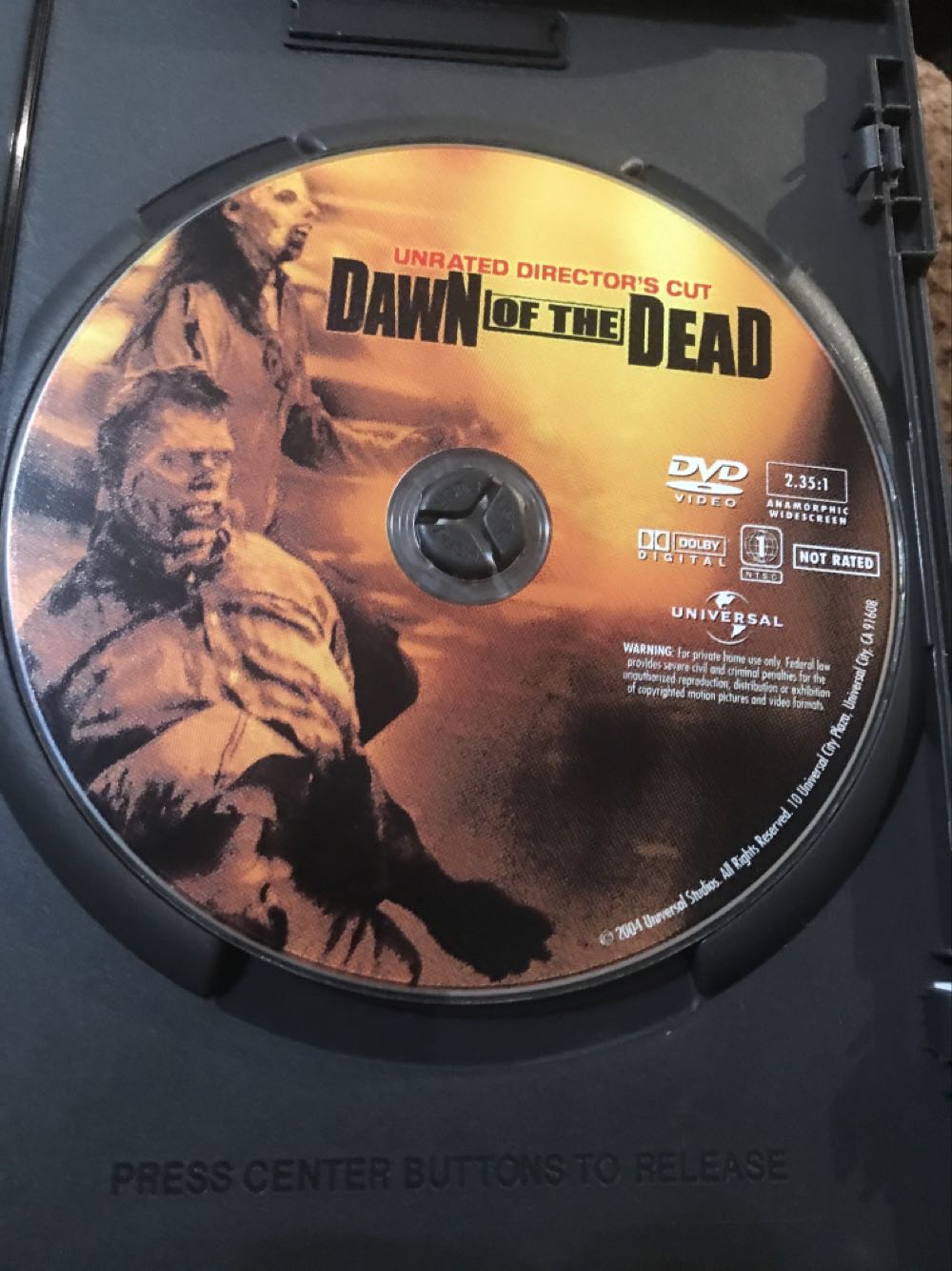 Dawn Of The Dead (Universal Unrated Director’s Cut DVD/UPC: Unknown) DVD movie collectible [Barcode 025192582028] - Main Image 3