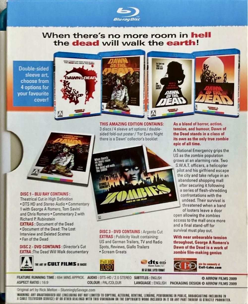 Dawn of the Dead Blu-ray movie collectible [Barcode 5027035005799] - Main Image 3