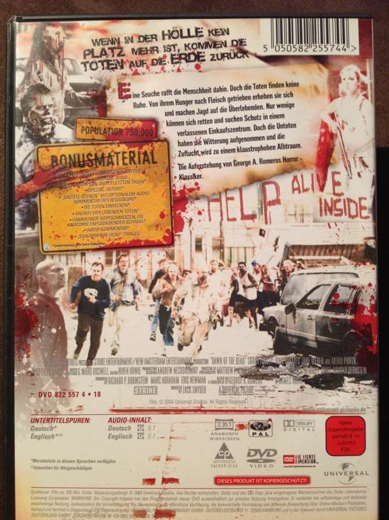 Dawn of the Dead DVD movie collectible [Barcode 5050582255744] - Main Image 2