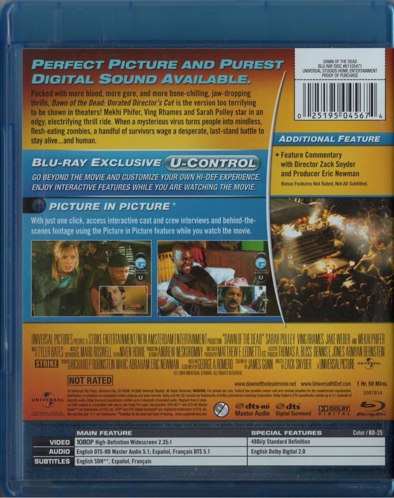 Dawn of the Dead Blu-ray movie collectible - Main Image 2