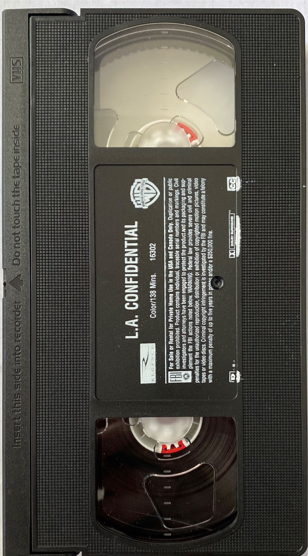 L.A. Confidential (1997) VHS movie collectible [Barcode 085391630234] - Main Image 3